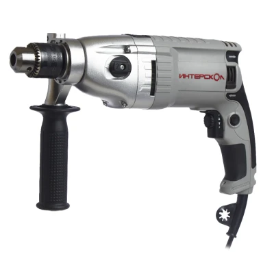 Ударная дрель ИНТЕРСКОЛ ДУ-16/1050ЭР, 1050 Вт, 2000 об/мин, 32000 уд/мин (149.1.3.00)