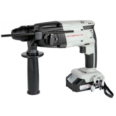 Аккумуляторный перфоратор ИНТЕРСКОЛ ПА-18/18Л2, 18 В, 1.3 Дж, 6900 уд/мин, с 2 АКБ 2 Ач и ЗУ, в кейсе (329.2.2.74)