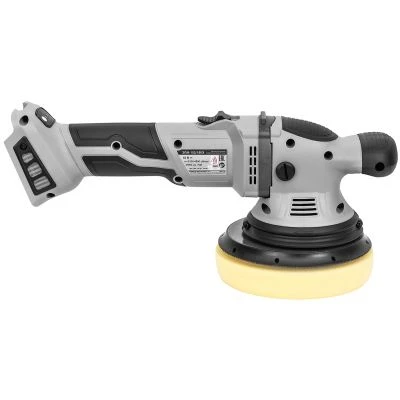 Аккумуляторная полировальная машина ИНТЕРСКОЛ ЭПМ-150/18ВЭ, 18 В, 150 мм, 4800 об/мин, с АКБ 2 Ач и ЗУ (691.1.0.70-B2C)