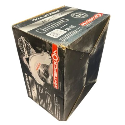 Дисковая пила ИНТЕРСКОЛ ДП-165/1250, 1250 Вт, 165 мм, 5500 об/мин, (УЦЕНЕННЫЙ ТОВАР) (682.0.0.00/U)