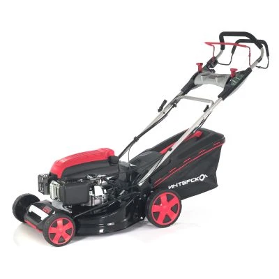 Бензиновая газонокосилка ИНТЕРСКОЛ ГБ-51/196ВЭ, 5.71 л.с., 196 см³, 3000 об/мин, 60 л (932.0.0.70)