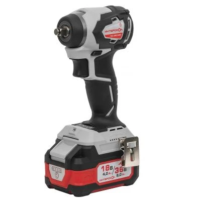 Аккумуляторный ударный гайковерт ИНТЕРСКОЛ ГАУ-250/36ВЭ, 36 В, 250 Нм, 3200 уд/мин, с 2 АКБ 2 Ач и ЗУ, в кейсе (863.2.2.70)