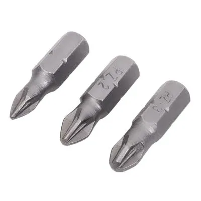 Бита ИНТЕРСКОЛ PZ1/PZ2/PZ3, 25 мм хвостовик 1/4", 3 шт. (0400.003)