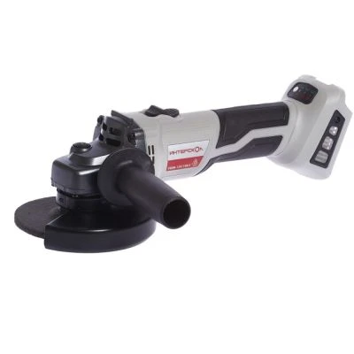 Аккумуляторная угловая шлифмашина ИНТЕРСКОЛ УШМ-125/18ВЭ, 18 В, 125 мм, 8500 об/мин, с АКБ 2 Ач и ЗУ (684.1.0.70-B2C)