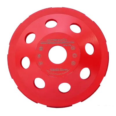 Чашка алмазная ИНТЕРСКОЛ 1-ряд, 125х22.2х5 мм, 13300 об/мин (10101.125)