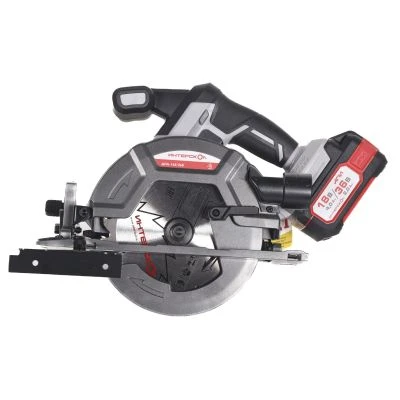 Аккумуляторная дисковая пила ИНТЕРСКОЛ ДПА-165/36В, 36 В, 165 мм, 5000 об/мин, с 2 АКБ 2 Ач и ЗУ, в кейсе (817.2.2.70)