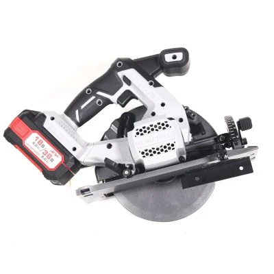 Аккумуляторная дисковая пила ИНТЕРСКОЛ ДПА-165/36В, 36 В, 165 мм, 5000 об/мин, с 2 АКБ 2 Ач и ЗУ, в кейсе (817.2.2.70)