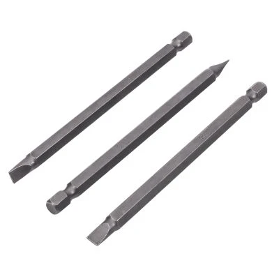 Бита ИНТЕРСКОЛ плоская SL5,5х0,8, длина 110 мм, хвостовик 1/4", 3 шт., 2042411000550