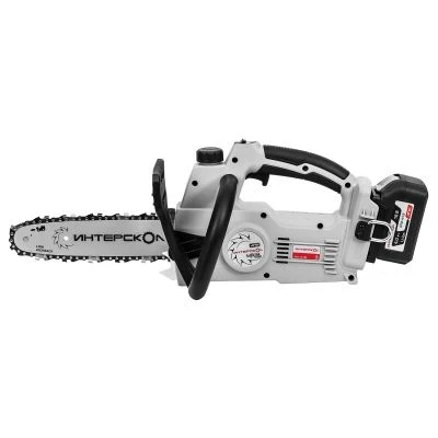 Аккумуляторная цепная пила ИНТЕРСКОЛ ПЦА-10/18В, 18 В, 25.4 см, 10 м/с, с АКБ 4 Ач и ЗУ (696.4.1.70)