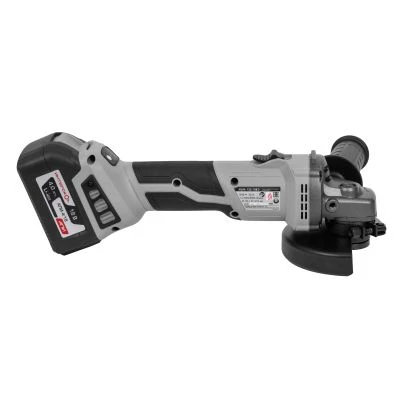 Аккумуляторная угловая шлифмашина ИНТЕРСКОЛ УШМ-125/18ВЭ, 18 В, 125 мм, 8500 об/мин, с АКБ 4 Ач и ЗУ, в кейсе (684.4.1.70)