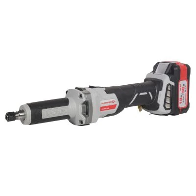 Аккумуляторная прямошлифовальная машина ИНТЕРСКОЛ ПШМ-8/36В, 36 В, 55 мм, 20000 об/мин, с 2 АКБ 2 Ач и ЗУ, в кейсе (821.2.2.70)