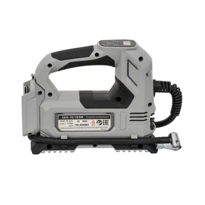 Аккумуляторный компрессор ИНТЕРСКОЛ АКА-10/18ЭМ, 18 В, 10.3 бар, без АКБ и ЗУ (748.0.0.70)