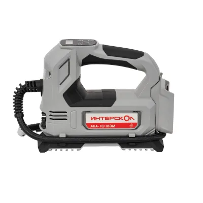 Аккумуляторный компрессор ИНТЕРСКОЛ АКА-10/18ЭМ, 18 В, 10.3 бар, без АКБ и ЗУ (748.0.0.70)