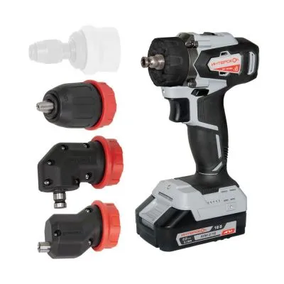 Аккумуляторная дрель-шуруповерт ИНТЕРСКОЛ Комби ДА-13/18ВК 45, 18 В, 1700 об/мин, с 2 АКБ 2 Ач и ЗУ, в кейсе (575.2.2.78)