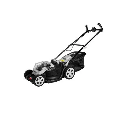 Аккумуляторная газонокосилка ИНТЕРСКОЛ ГКА-40/36В, 36 В, 3400 об/мин, 45 л, с АКБ 4 Ач и ЗУ (700.4.2.70)