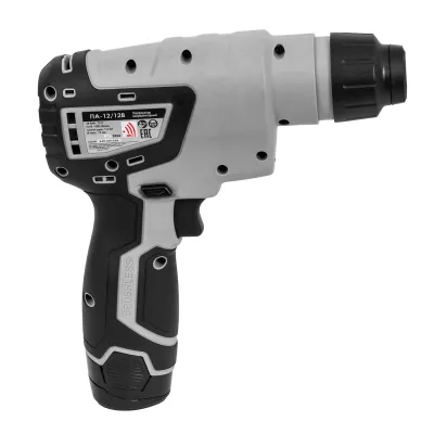 Аккумуляторный перфоратор ИНТЕРСКОЛ ПА-12/12В, 12 В, 1.2 Дж, 4250 уд/мин, с 2 АКБ 2 Ач и ЗУ (648.2.2.70)