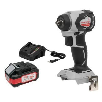 Аккумуляторный ударный гайковерт ИНТЕРСКОЛ ГАУ-250/36ВЭ, 36 В, 250 Нм, 3200 уд/мин, с АКБ 2.5 Ач и ЗУ (863.0.0.70-B25C)