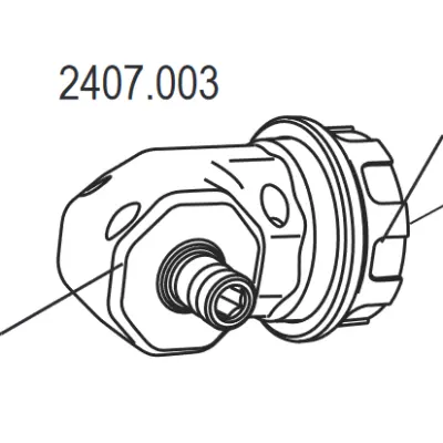 Угловая насадка ИНТЕРСКОЛ для КомбиМАКС (блистер), 2407.003