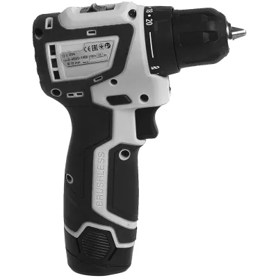 Аккумуляторная дрель-шуруповерт ИНТЕРСКОЛ МиниМАКС ДА-10/12В 36, 12 В, 1450 об/мин, с 2 АКБ 2 Ач и ЗУ (687.2.2.70)