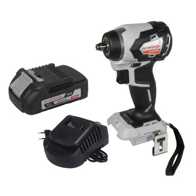 Аккумуляторный ударный гайковерт ИНТЕРСКОЛ ГАУ-250/18ВЭ, 18 В, 250 Нм, 3200 уд/мин, с АКБ 2 Ач и ЗУ (936.0.0.70-B2C)