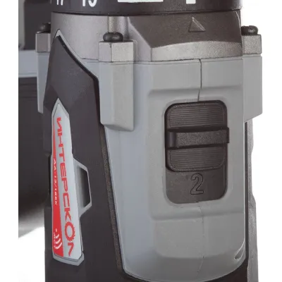 Аккумуляторная дрель-шуруповерт ИНТЕРСКОЛ ДА-13/18ВК 45, 18 В, 1700 об/мин, с 2 АКБ 1.5 Ач и ЗУ, в кейсе (575.1.2.70)