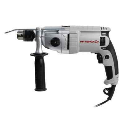 Ударная дрель ИНТЕРСКОЛ ДУ-13/820ЭР, 810 Вт, 2000 об/мин, 32000 уд/мин (148.1.3.00)