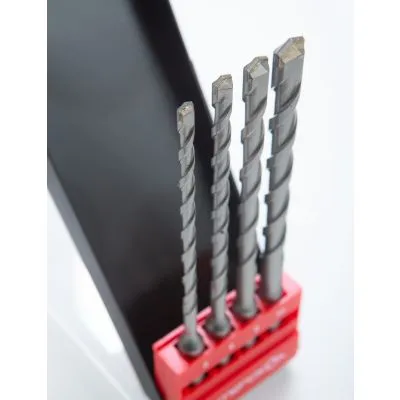 Набор буров ИНТЕРСКОЛ по бетону, SDS-Plus, 5,6,8,10x160 мм (11200.160)