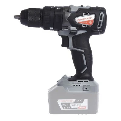 Дрель-шуруповерт ИНТЕРСКОЛ ДАУ-13/18В 60, 18 В, 2000 об/мин, 30000 уд/мин, без АКБ и ЗУ, в кейсе (574.0.0.70)