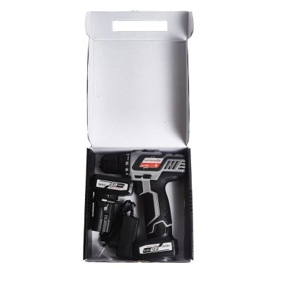 Аккумуляторная дрель-шуруповерт ИНТЕРСКОЛ ДА-18ЭР, 18 В, 1400 об/мин, с 2 АКБ 2 Ач и ЗУ (436.2.2.20)