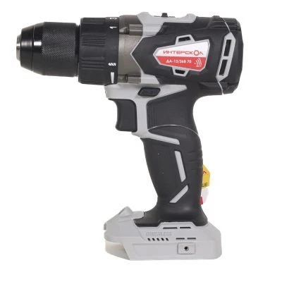Аккумуляторная дрель-шуруповерт ИНТЕРСКОЛ ДА-13/36В 70, 36 В, 1900 об/мин, без АКБ и ЗУ (814.0.0.70)
