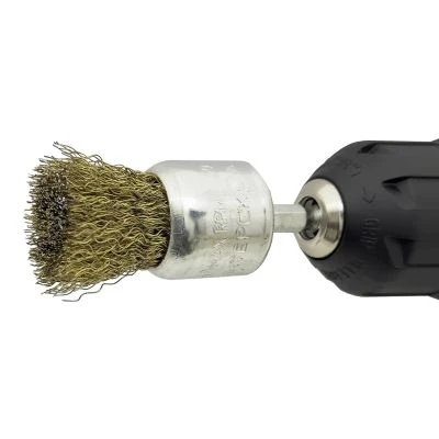 Щетка для дрели ИНТЕРСКОЛ, 30 мм, хвостовик HEX 1/4", 2235403000000