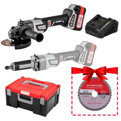 Набор электроинструмента ИНТЕРСКОЛ МультиМАКС 36В, УШМ-125/36М + МПШМ-3606ВЭ (900.4.2.42)