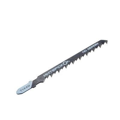 Пилка для лобзика ИНТЕРСКОЛ T-144D, по дереву, 5 шт. (33175.100)