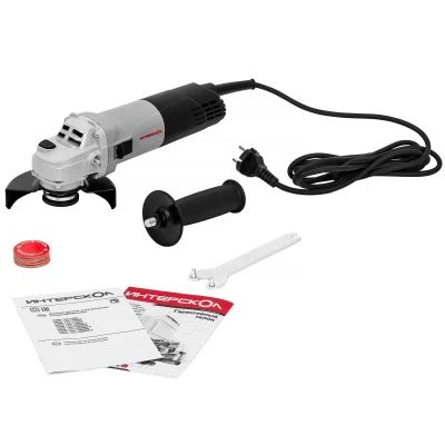 Угловая шлифмашина ИНТЕРСКОЛ УШМ-125/1000, 1010 Вт, 125 мм, 11000 об/мин (343.0.0.60)