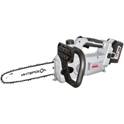 Аккумуляторная цепная пила ИНТЕРСКОЛ ПЦА-10/18В, 18 В, 25.4 см, 10 м/с, с АКБ 4 Ач и ЗУ (696.4.1.70)