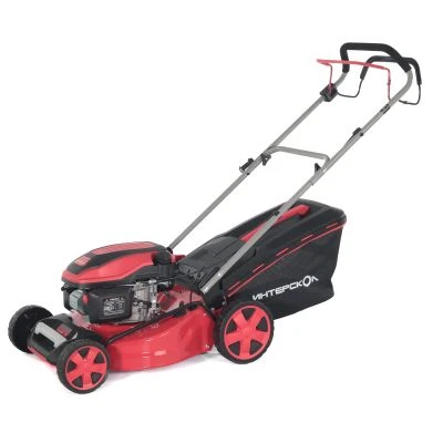 Бензиновая газонокосилка ИНТЕРСКОЛ ГБ-46/145СБ, 3.5 л.с., 145 см³, 3000 об/мин, 60 л (928.0.0.70)