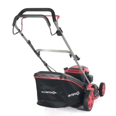 Бензиновая газонокосилка ИНТЕРСКОЛ ГБ-46/145СБ, 3.5 л.с., 145 см³, 3000 об/мин, 60 л (928.0.0.70)