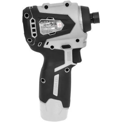 Аккумуляторный ударный шуруповерт ИНТЕРСКОЛ ШАУ-220/12ВЭ, 12 В, 220 Нм, 3200 уд/мин, без АКБ и ЗУ (803.1.0.70)