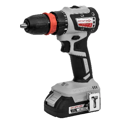 Аккумуляторная дрель-шуруповерт ИНТЕРСКОЛ Комби ДА-13/18В 50, 18 В, 1600 об/мин, с 2 АКБ 2 Ач и ЗУ, в кейсе (776.2.2.79)