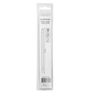 Бита ИНТЕРСКОЛ PH2,SL, 150 мм HEX, 2 шт. (0405.008)