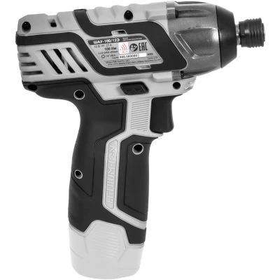 Аккумуляторный ударный шуруповерт ИНТЕРСКОЛ ШАУ-100/12Э, 12 В, 100 Нм, 3000 уд/мин, без АКБ и ЗУ (808.0.0.70)