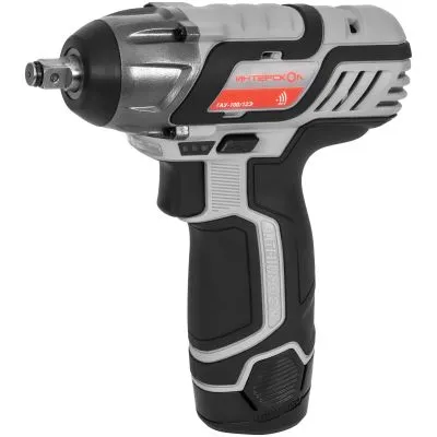 Аккумуляторный ударный гайковерт ИНТЕРСКОЛ ГАУ-100/12Э, 12 В, 100 Нм, 3000 уд/мин, с 2 АКБ 2 Ач и ЗУ, в кейсе (807.2.2.70)