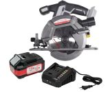 Аккумуляторная дисковая пила ИНТЕРСКОЛ ДПА-165/36В, 36 В, 165 мм, 5000 об/мин, с АКБ 2.5 Ач и ЗУ (817.0.0.70-B25C)