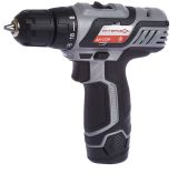 Аккумуляторная дрель-шуруповерт ИНТЕРСКОЛ ДА-12ЭР 28 ПРОМО, 12 В, 1400 об/мин, с 2 АКБ 2 Ач и ЗУ (434.2.2.20)
