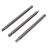 Бита ИНТЕРСКОЛ плоская SL5,5х0,8, длина 110 мм, хвостовик 1/4", 3 шт., 2042411000550