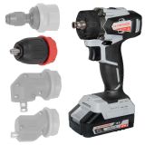 Аккумуляторная дрель-шуруповерт ИНТЕРСКОЛ Комби ДА-13/18ВК 45, 18 В, 1700 об/мин, с 2 АКБ 2 Ач и ЗУ, в кейсе (575.2.2.77)