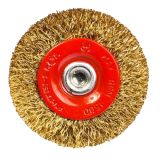 Щетка зачистная дисковая стальная ИНТЕРСКОЛ, 75х6 мм, хвостовик HEX 1/4", 2234407500600