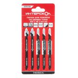 Пилка для лобзика ИНТЕРСКОЛ T-144D, по дереву, 5 шт. (33175.100)