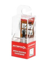 Фреза ИНТЕРСКОЛ пазовая галтельная, хвостовик 8 мм, 25,4х15,9х12,7 мм, 2009.036