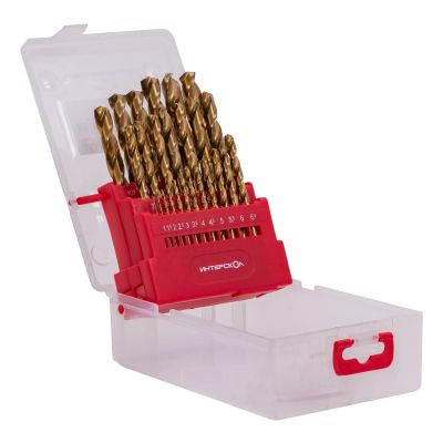 Набор сверл ИНТЕРСКОЛ по металлу, 1-13 мм, 25 шт. (18301.025)